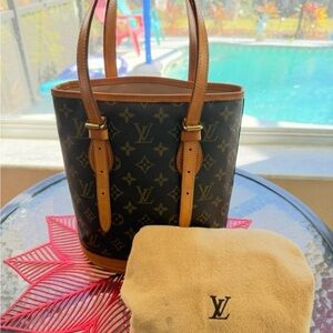 Louis Vuitton Brown Monogram Bucket Bag